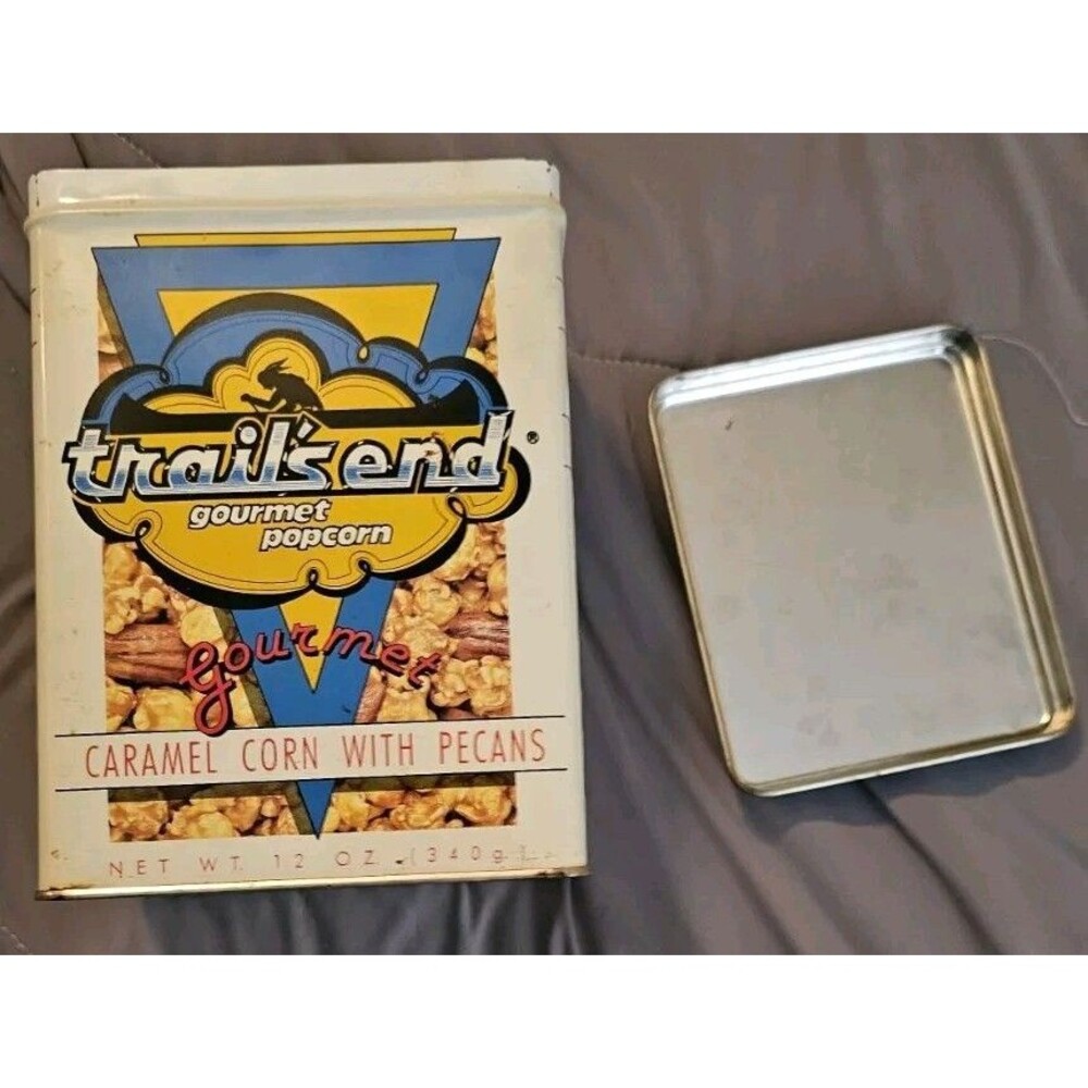 Boy Scouts Of America Vintage 1989 Trails End Gourmet Popcorn Collectible Tin